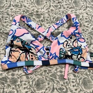 Maaji Pink and Blue Bikini Vibrant Swimwear